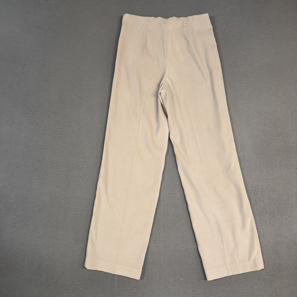 J Jill Pants Womens 6 Beige Wearever Smooth Classic Slim Leg Side Zip Stretch - Picture 2 of 12